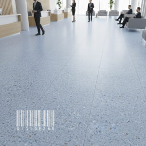 کفپوش پی وی سی - رنگ آبی روشن