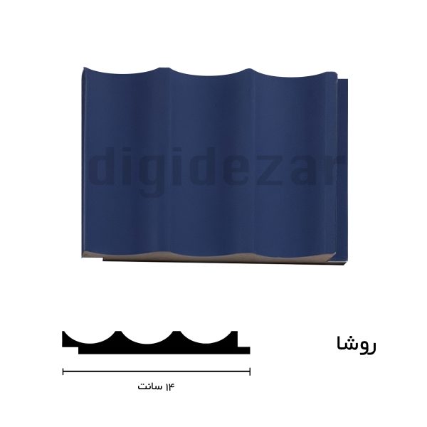 قالب روشا رنگ آبی کاربنی