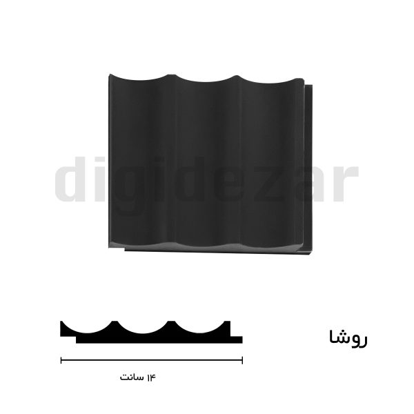 قالب روشا رنگ مشکی