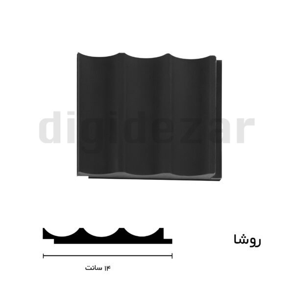 قالب روشا رنگ مشکی