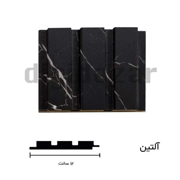 قالب آلتین رنگ مشکی سنگی