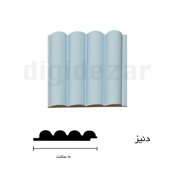 قالب دنیز رنگ آبی پاستیلی