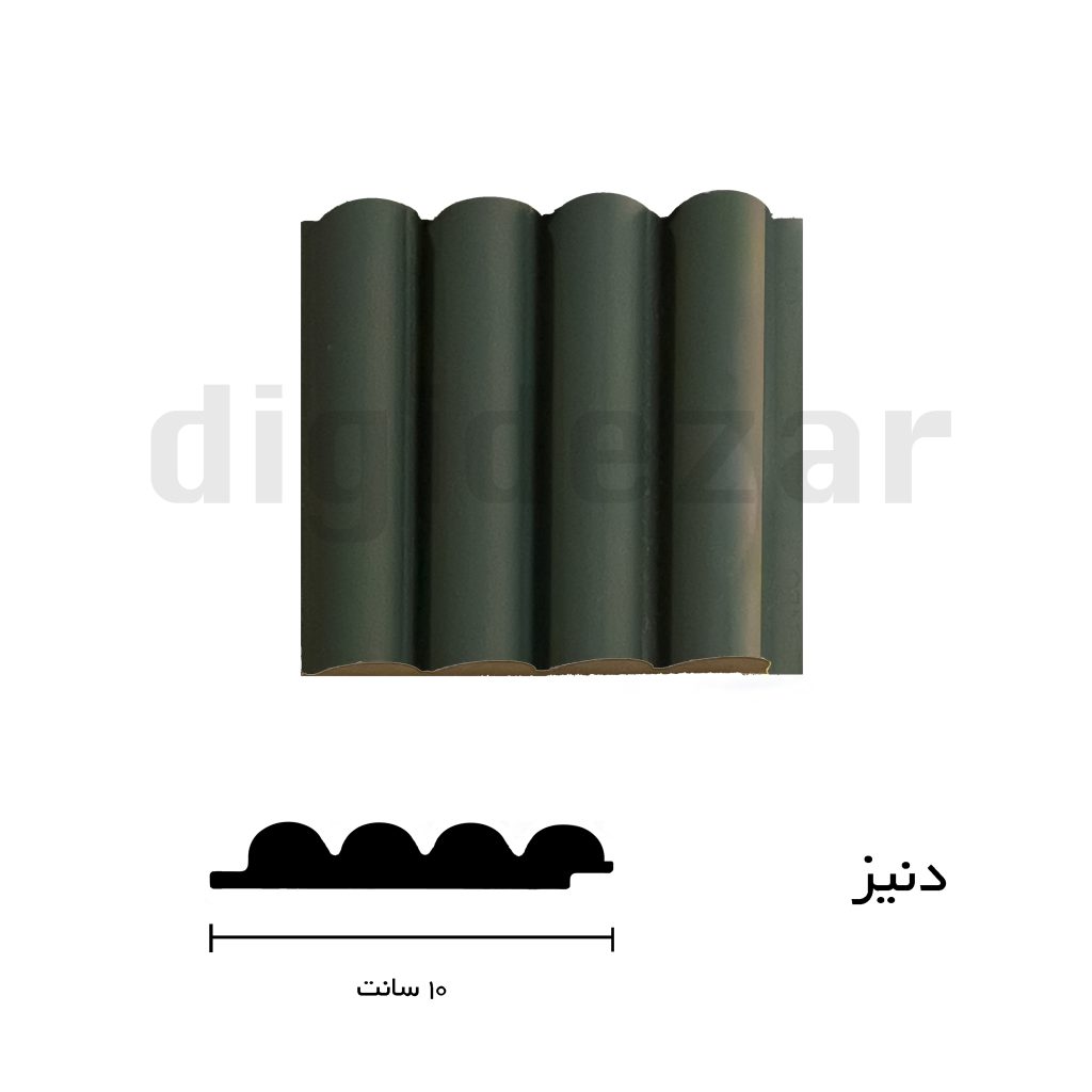 قالب دنیز رنگ سبز زیتونی