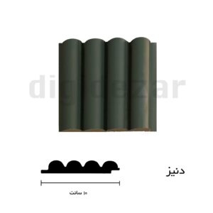 قالب دنیز رنگ سبز زیتونی