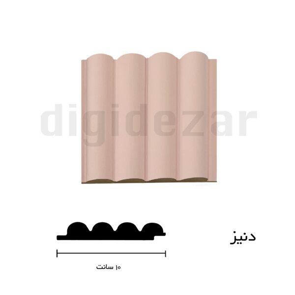 قالب دنیز رنگ صورتی