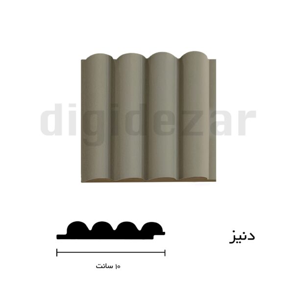 قالب دنیز رنگ طوسی شنی