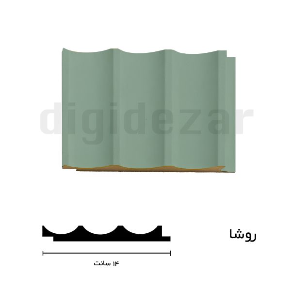 قالب روشا رنگ سبز کاهویی
