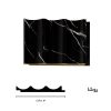 قالب روشا رنگ مشکی طرح سنگ