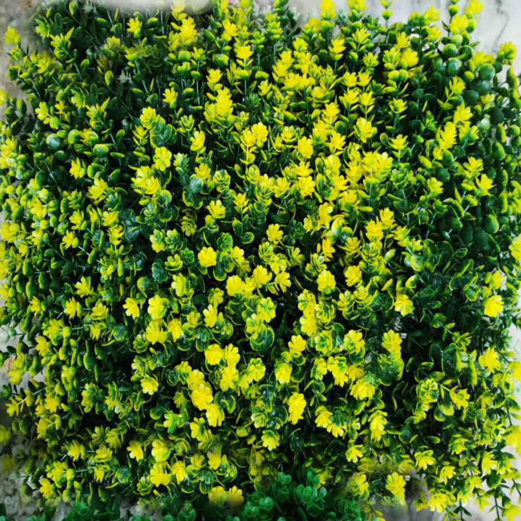 گرین وال طرح شمشاد رنگ زرد