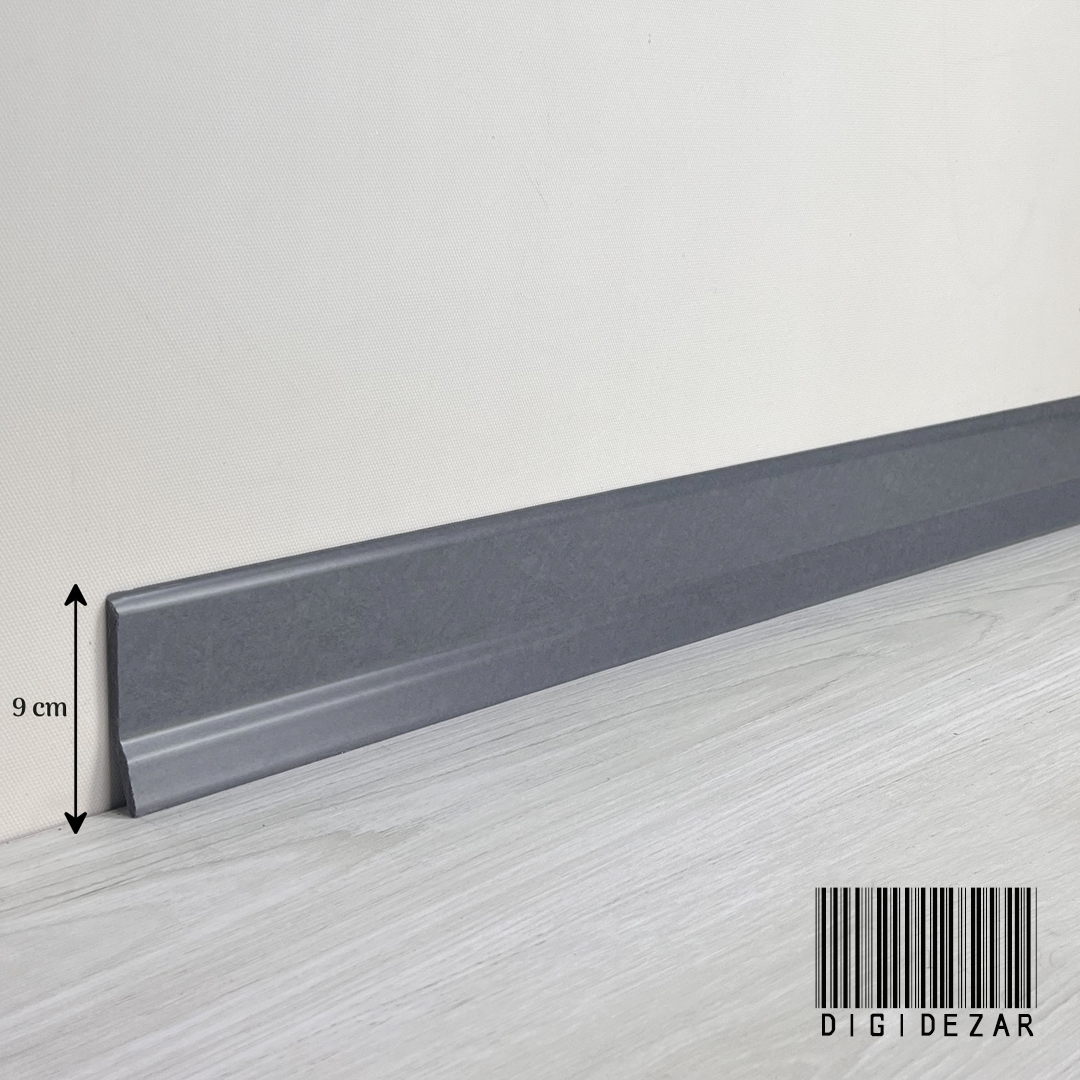 قرنیز پی وی سی رنگ طوسی بتن تیره قرنیز پی وی سی رنگ طوسی بتن تیره